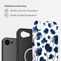 Selencia Vivid Backcover met MagSafe Apple iPhone 17e / 16e - Midnight Blossom