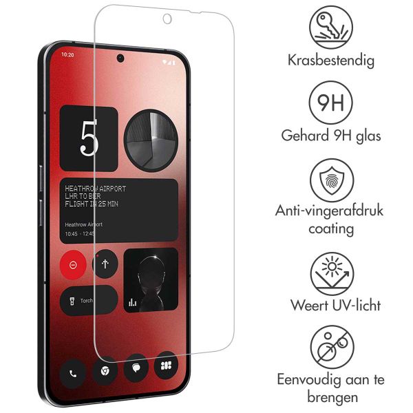 Accezz Gehard Glas Screenprotector Nothing Phone (2a) / (2a) Plus