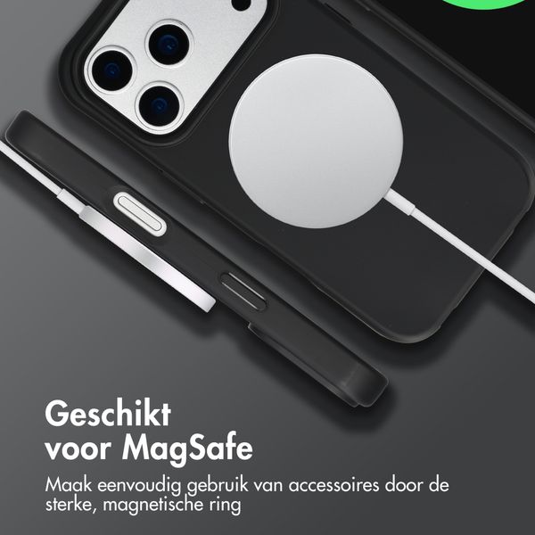 imoshion Color Backcover met afneembaar koord met MagSafe Apple iPhone 17 Pro - Zwart