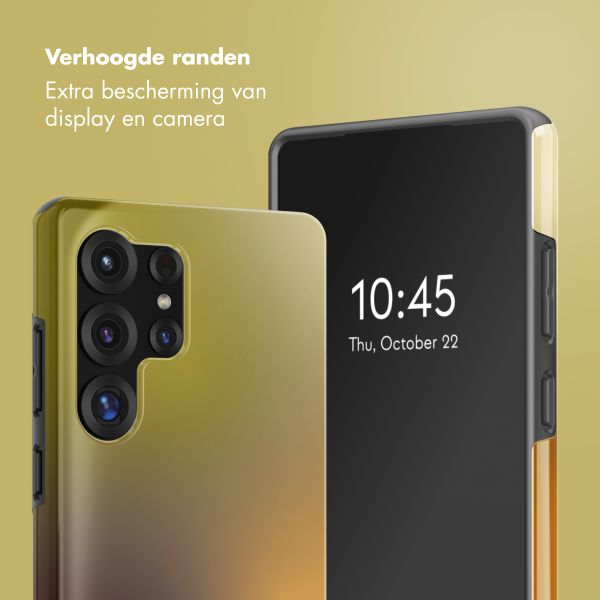 Selencia Vivid Backcover Samsung Galaxy S25 Ultra - Gradient Olive Dust