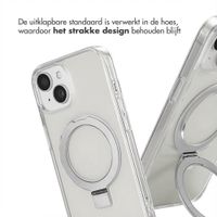 Accezz Ring Stand Backcover met MagSafe Apple iPhone 15 - Transparant