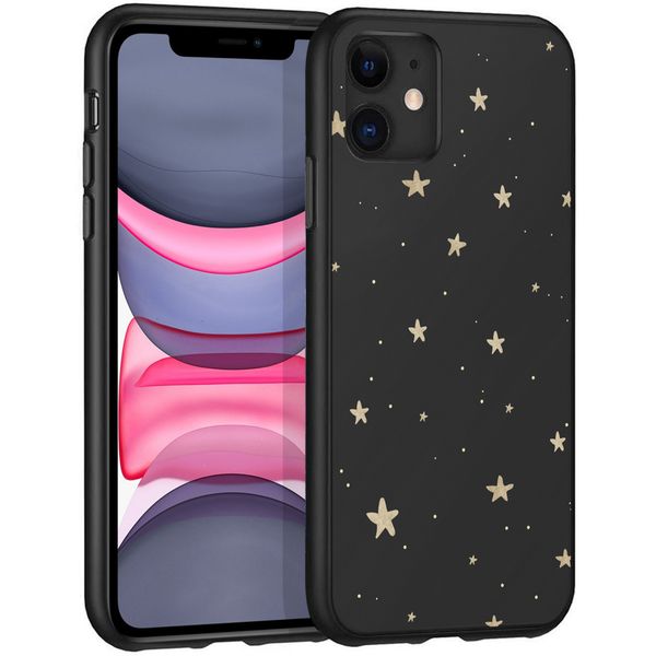 imoshion Design hoesje Apple iPhone 11 - Sterren / Zwart