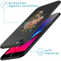 imoshion Design hoesje iPhone SE (2022 / 2020) / 8 / 7  - Doodshoofd - Multicolor