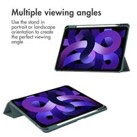 imoshion Trifold Hard Case Book Cover Apple iPad Air 11 inch (2026) M4 / (2025) M3 / (2024) M2 / Air 5 (2022) / Air 4 (2020) - Green