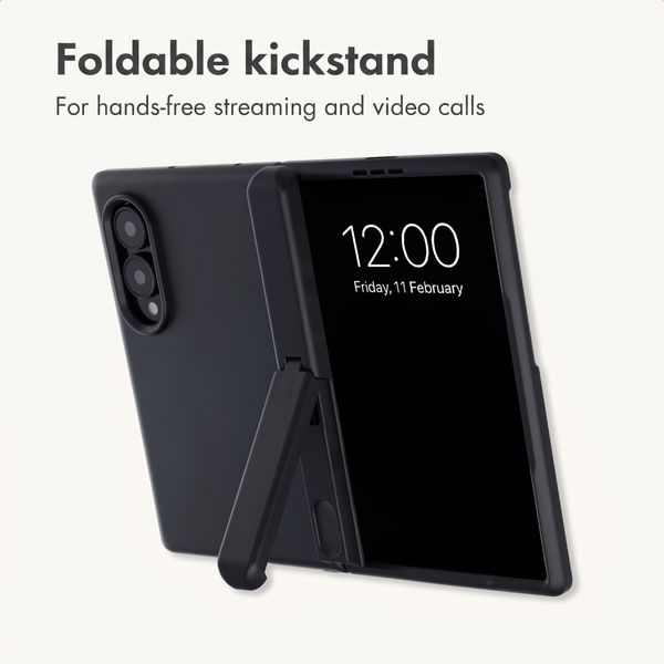 imoshion Colour Back Cover with Stand Samsung Galaxy Z Fold 8 - Black