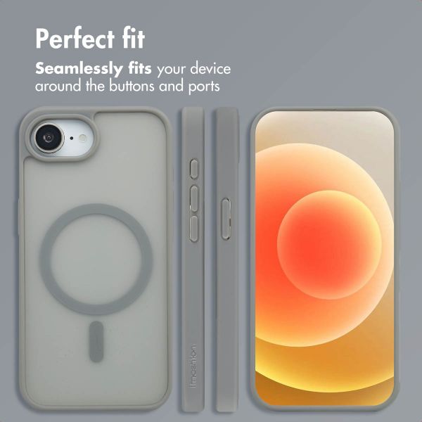 imoshion Colour Guard Back Cover with MagSafe Apple iPhone 17e / 16e - Grey