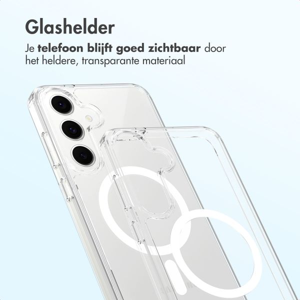 Accezz Xtreme Impact Backcover met MagSafe Samsung Galaxy S25 FE - Transparant