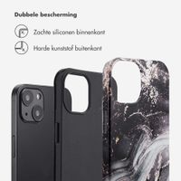 Selencia Vivid Backcover Apple iPhone 13 - Chic Marble Black