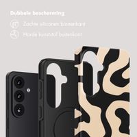 Selencia Vivid Backcover Samsung Galaxy S26 - Art Wave Black