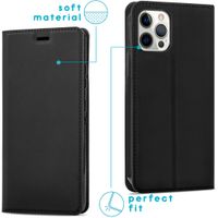 imoshion Slim Folio Bookcase iPhone 12 (Pro) - Zwart