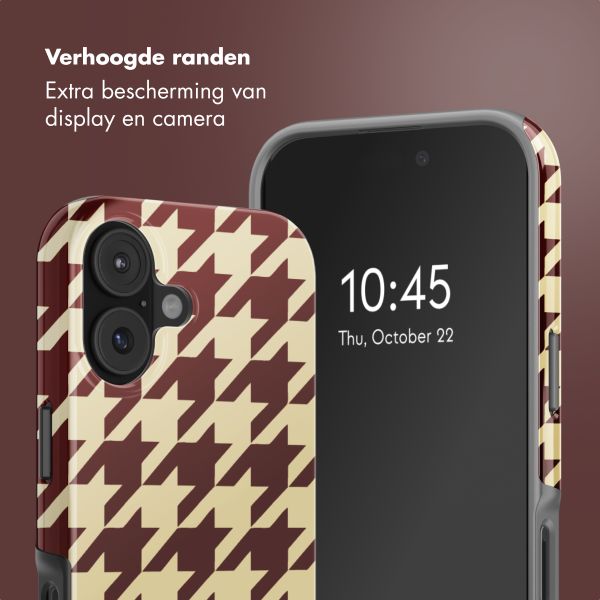 Selencia Vivid Backcover met MagSafe Apple iPhone 17 - Pied-de-Poule