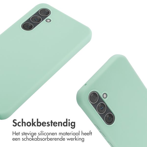 imoshion Siliconen hoesje met koord Samsung Galaxy A54 (5G) - Mintgroen