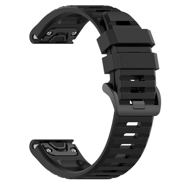 imoshion QuickFit® Siliconen sportbandje voor Garmin Watch | 22 mm aansluiting - Zwart