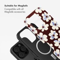Selencia Vivid Back Cover with MagSafe Apple iPhone 16 Pro - Choco Flower Pop