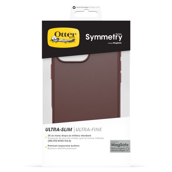 OtterBox Symmetry Clear Backcover MagSafe Apple iPhone 16 Pro Max - Union Station Brown