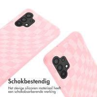 imoshion Siliconen design hoesje met koord Samsung Galaxy A32 (4G) - Retro Pink