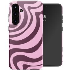 Selencia Vivid Backcover Samsung Galaxy S25 Plus - Wavy Swirl Pink Plum