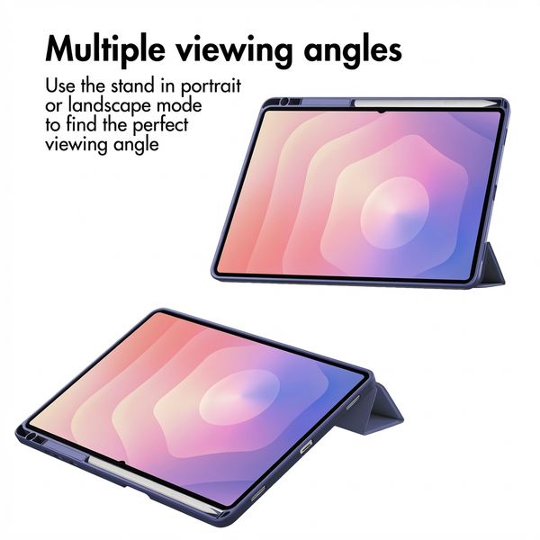 imoshion Trifold Hardcase Bookcase Samsung Galaxy Tab S11 Ultra - Donkerblauw