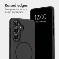 imoshion Colour Case with Thin MagSafe Ring Samsung Galaxy S25 / S24 - Black