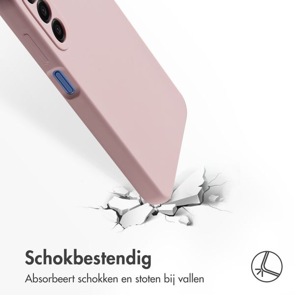 Accezz Liquid Silicone Backcover Samsung Galaxy A17 - Roze