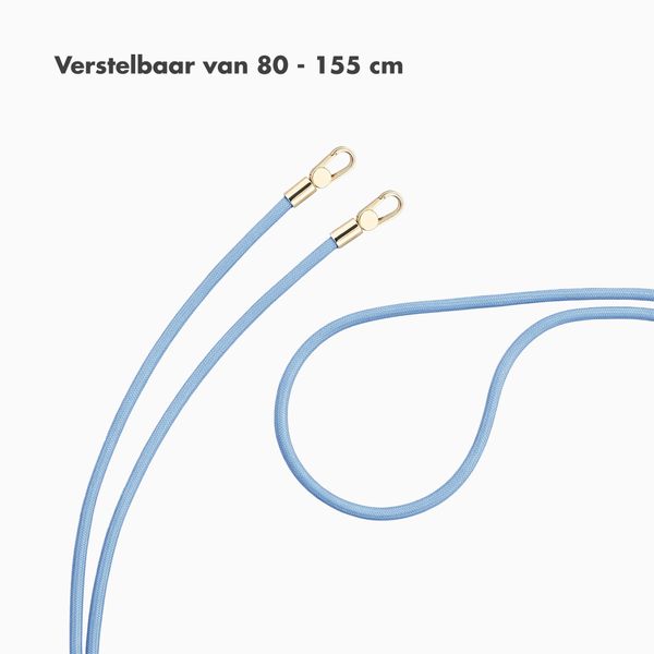 Selencia Universeel Telefoonkoord met 2 haken - verstelbaar - Powder Blue