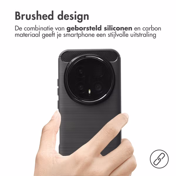 imoshion Brushed Backcover Honor Magic8 Pro - Zwart