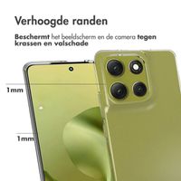 Accezz Clear Backcover Motorola Moto G86 Power - Transparant