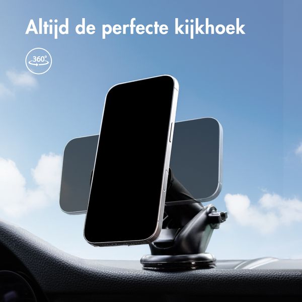 imoshion Telefoonhouder Auto - Magnetisch - Dashboard / Voorruit - Zwart