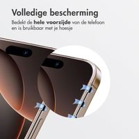 Accezz Gehard Glas Screenprotector + Applicator Apple iPhone 16 Pro Max