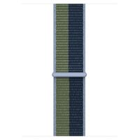 Apple Sport Loop band Apple Watch Series 1 t/m 11 / SE / Ultra (44/45/46/49 mm) - Abyss Blue/Moss Green