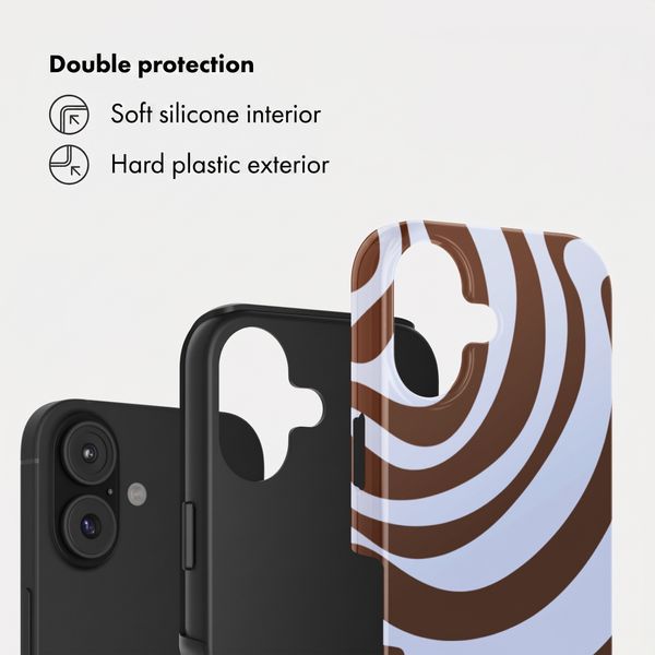 Selencia Vivid Back Cover Apple iPhone 17 - Dream Swirl Chocolate
