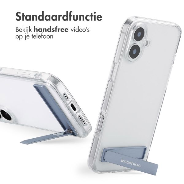 imoshion Stand Backcover Apple iPhone 16 - Transparant