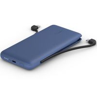 Belkin Boost↑Charge™ Plus Powerbank + Integrated Cables - 10.000 mAh - Blauw