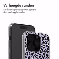imoshion Design hoesje Apple iPhone 16 Pro - Leopard Lilac