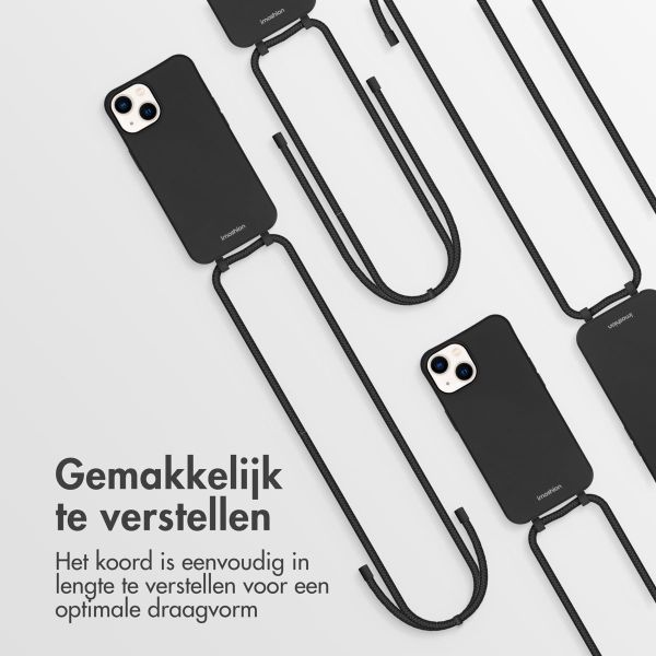 imoshion Color Backcover met afneembaar koord Apple iPhone 14 - Zwart