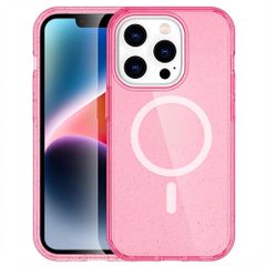 imoshion Sparkle Backcover met MagSafe Apple iPhone 14 Pro - Glitter Roze