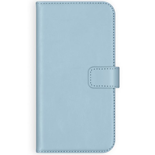 Selencia Echt Leren Bookcase Apple iPhone 11 - Air Blue