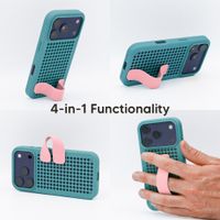 Callbuddy Hoesje met Strap Apple iPhone 17 Pro - Miami Vice