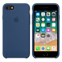 Apple Silicone Backcover Apple iPhone SE (2022 / 2020) / 8 / 7 - Blue Cobalt