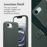 Accezz 2-in-1 Leather Bookcase with MagSafe Apple iPhone 17e / 16e - Cedar Green