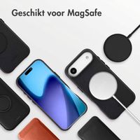 Accezz MagSafe Leather Backcover Apple iPhone Air - Onyx Black