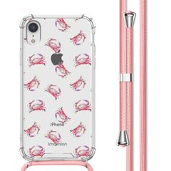 imoshion Design hoesje met koord iPhone Xr - Crab Watercolor