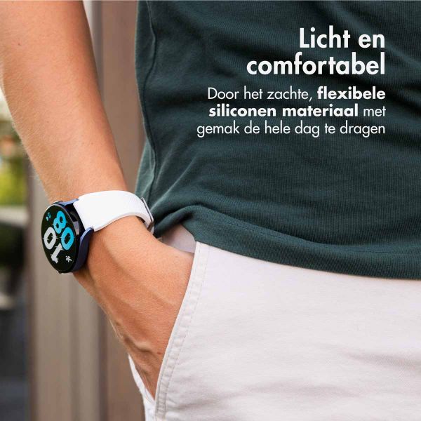 imoshion Flexibel Siliconen bandje - Universeel 20 mm aansluiting - Wit