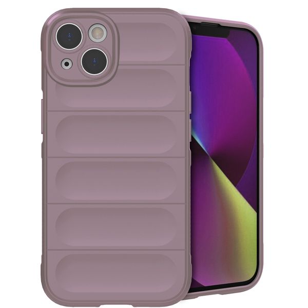 imoshion EasyGrip Backcover iPhone 14 - Paars