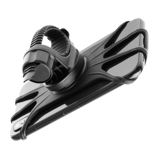 Fixed Bikee 2 - Telefoonhouder fiets - 360 graden draaibaar - Universeel - Zwart