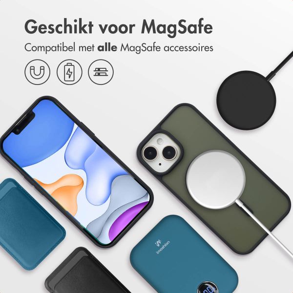 imoshion Color Guard Backcover met MagSafe iPhone 15 - Zwart