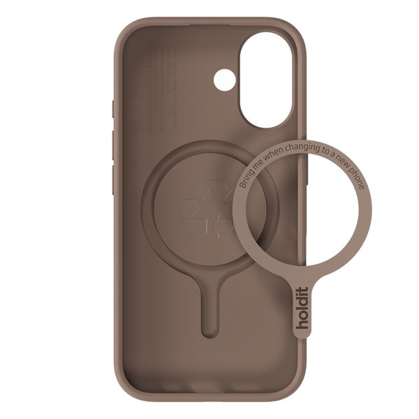 Holdit Soft MagSafe Case Apple iPhone 16 - Mocha Brown