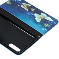 Design Softcase Bookcase Samsung Galaxy A70