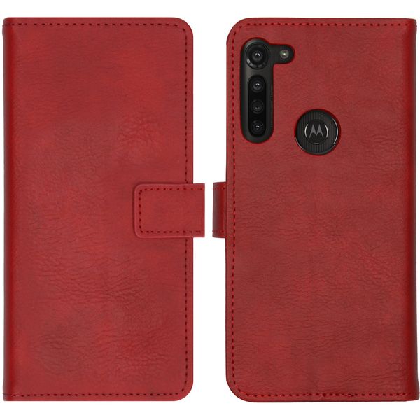 imoshion Luxe Bookcase Motorola Moto G8 Power - Rood