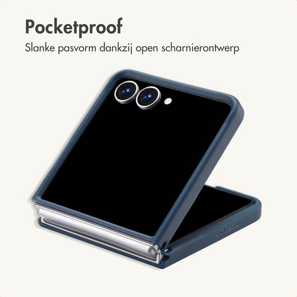 imoshion Color Guard Backcover met MagSafe Samsung Galaxy Z Flip 8 - Donkerblauw